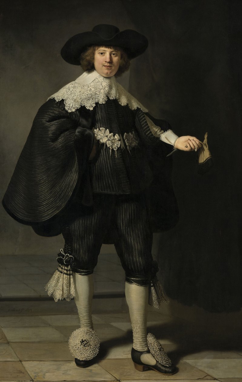 Porträtt av Mårten Soolmans, 1634 av Rembrandt van Rijn