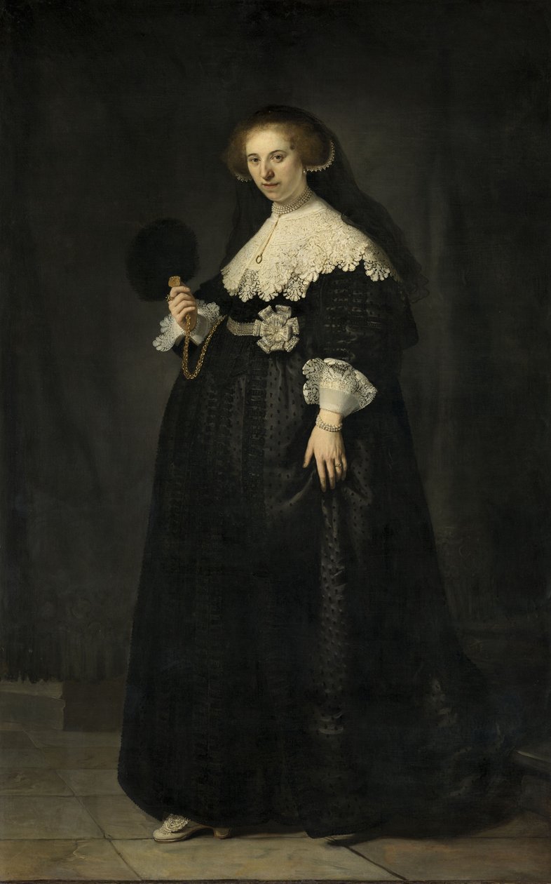 Porträtt av Oopjen Coppit, 1634 av Rembrandt van Rijn