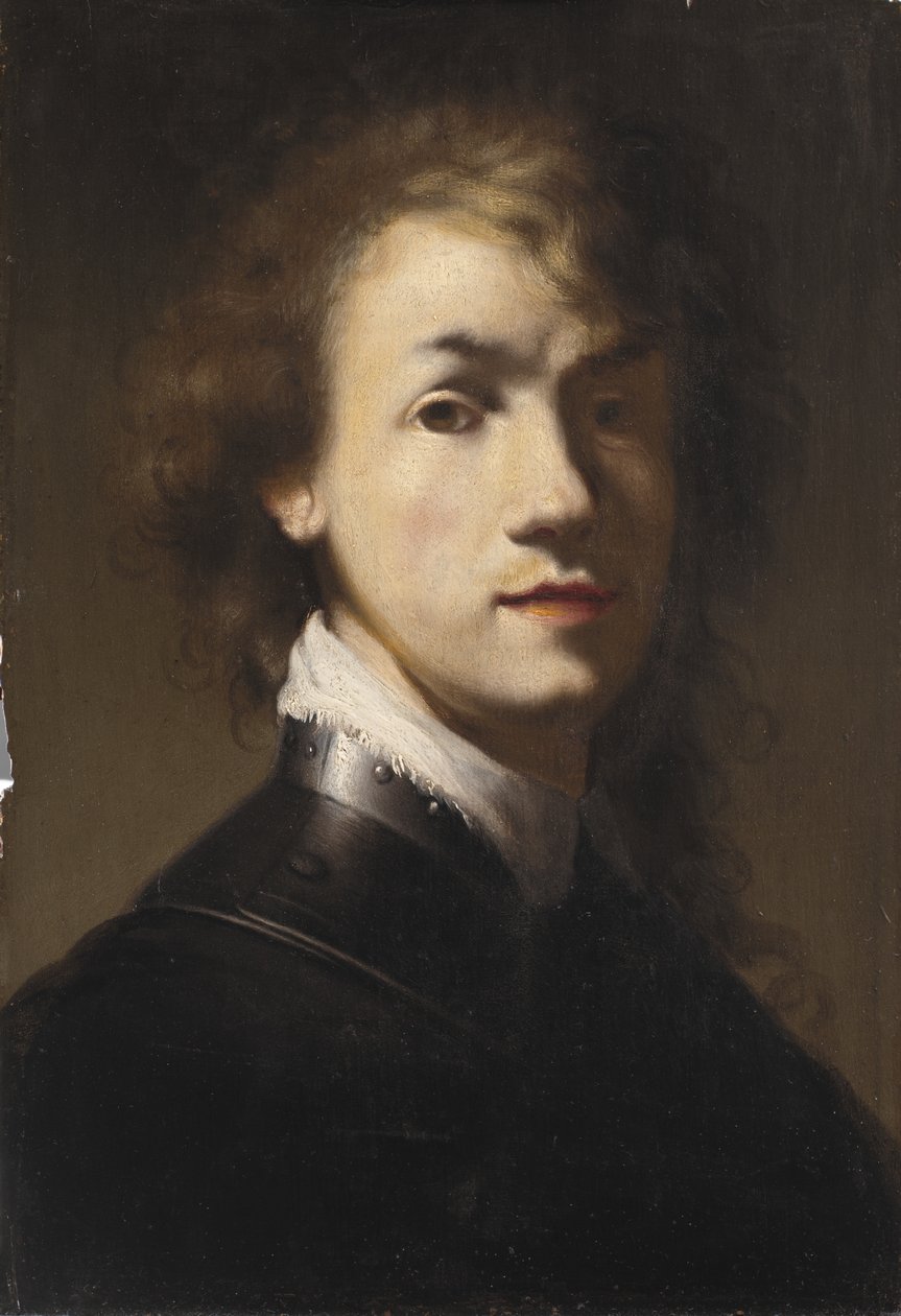 Porträtt av Rembrandt med Gorget av Rembrandt van Rijn