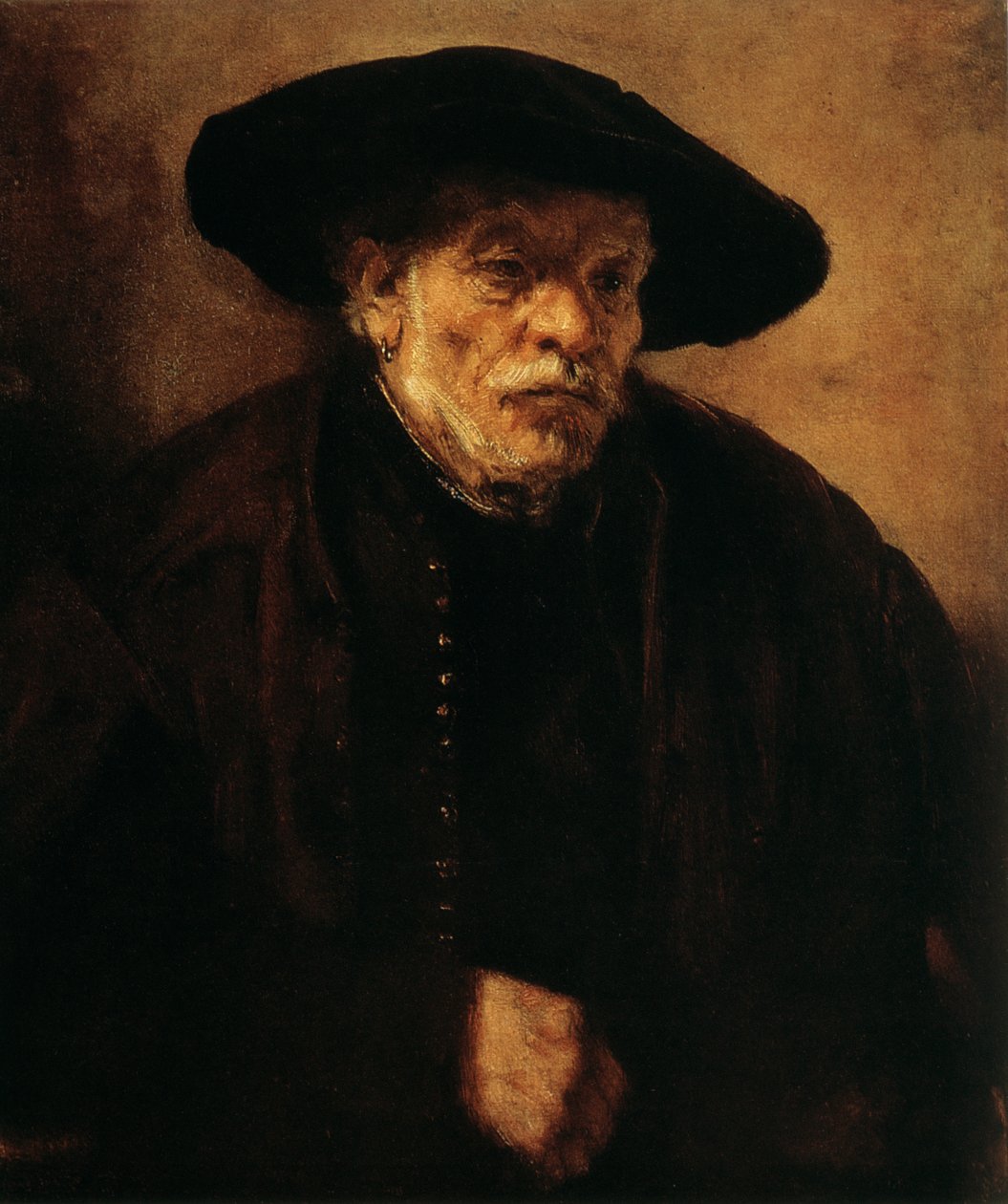 Porträtt av Rembrandts bror, Andrien van Rijn, 1654 av Rembrandt van Rijn