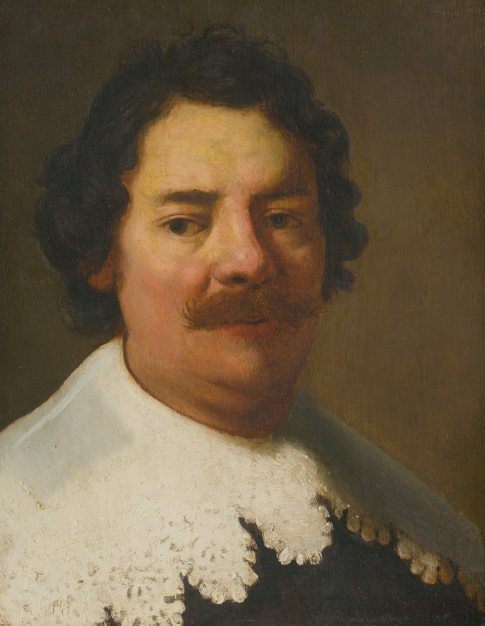 Porträtt av Willem Burchgraeff, 1600-talet. av Rembrandt van Rijn
