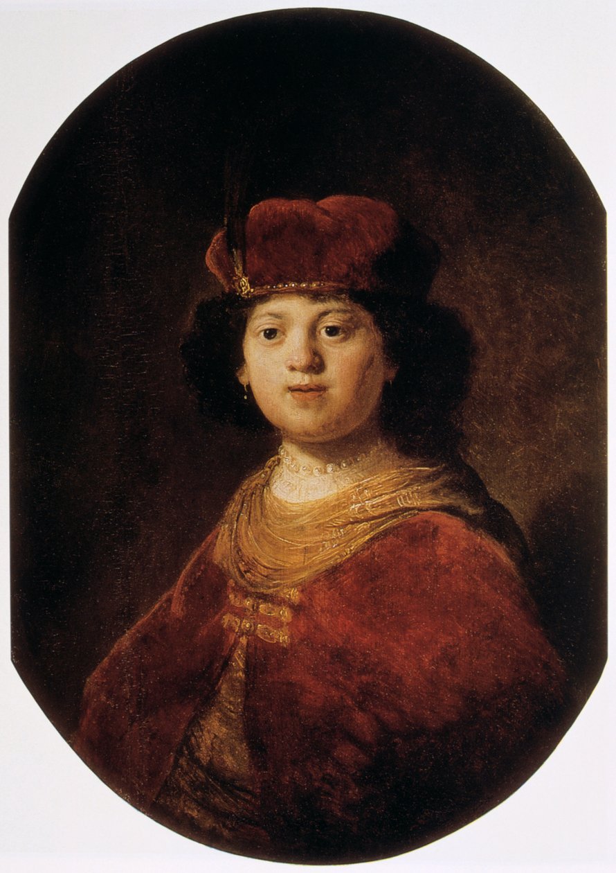 Porträtt av en pojke, 1600-talet av Rembrandt van Rijn