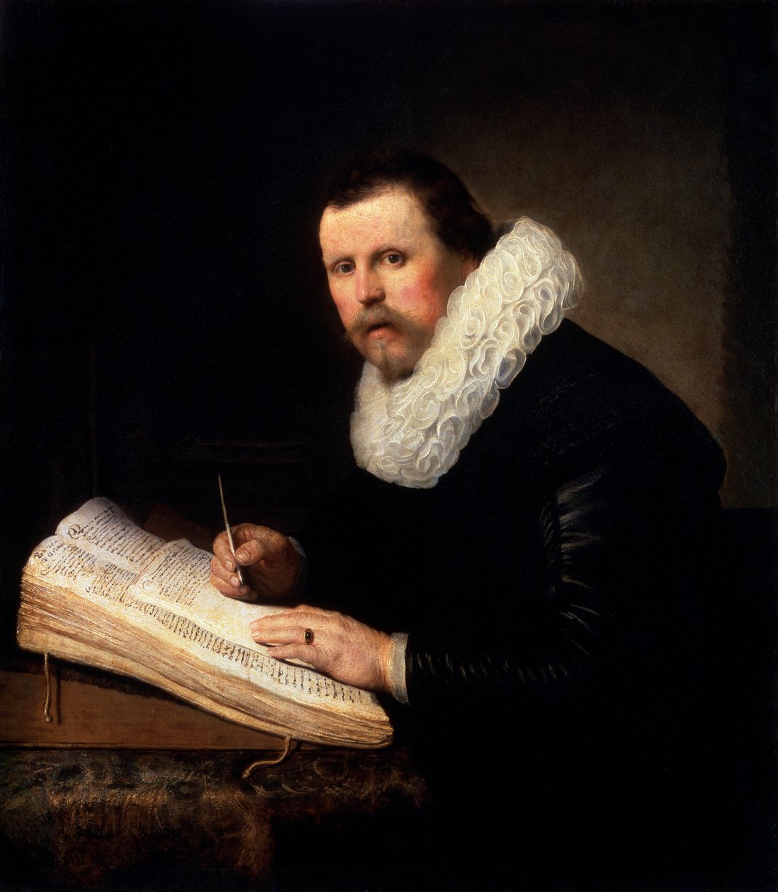 Porträtt av en lärd, 1631. av Rembrandt van Rijn