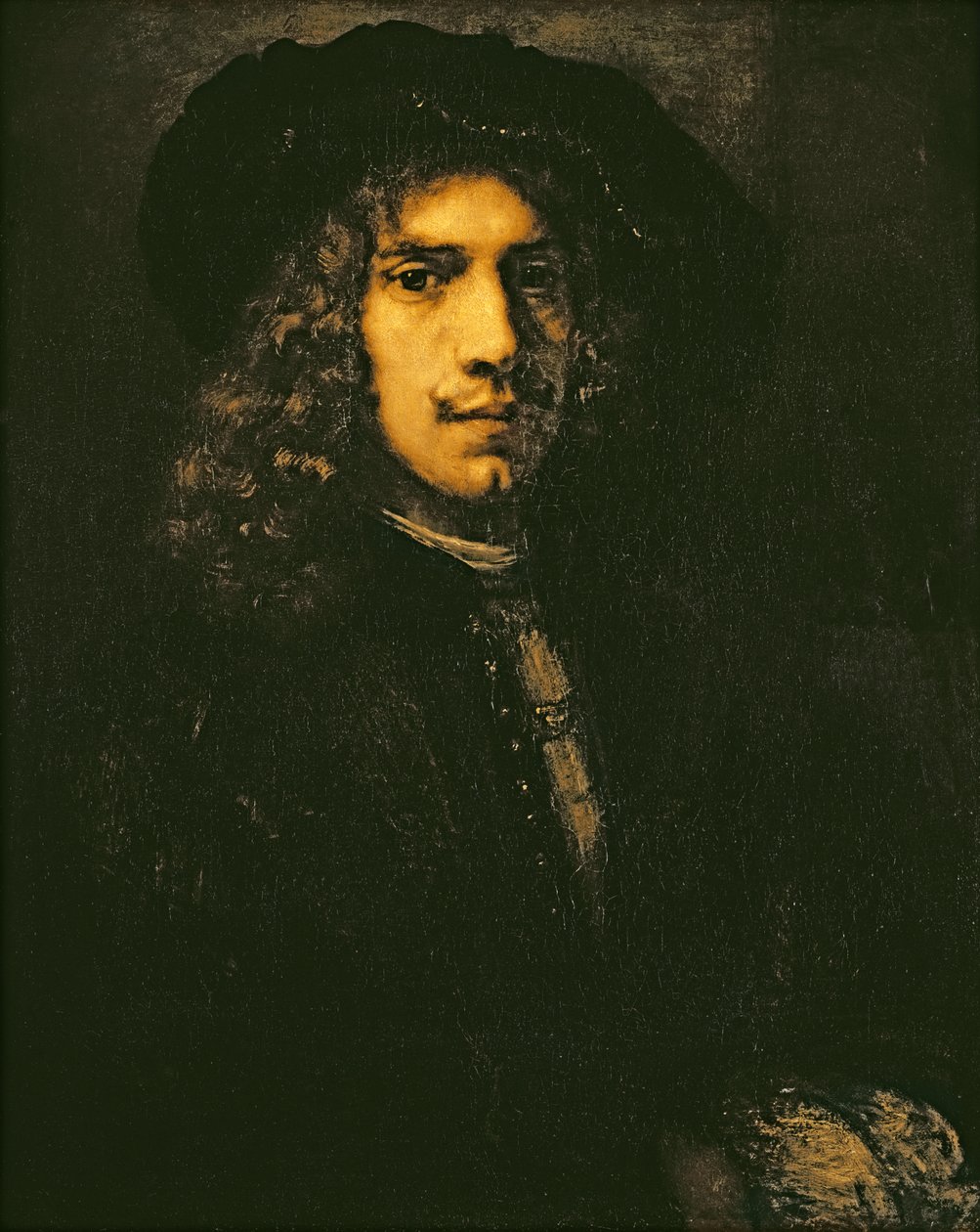 Porträtt av en ung man, 1658 av Rembrandt van Rijn
