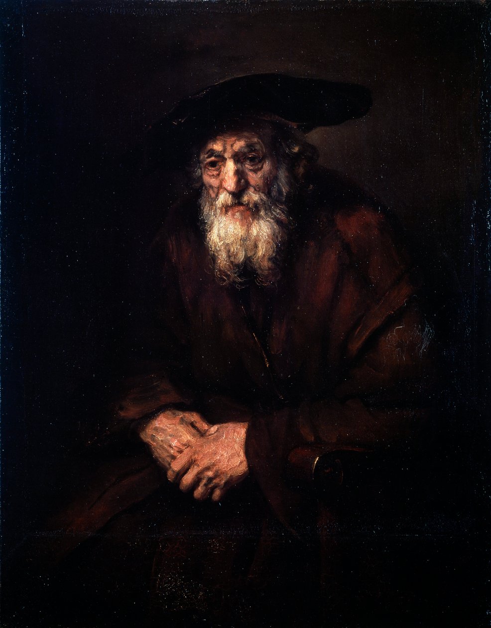 Porträtt av en gammal jude, 1654. av Rembrandt van Rijn