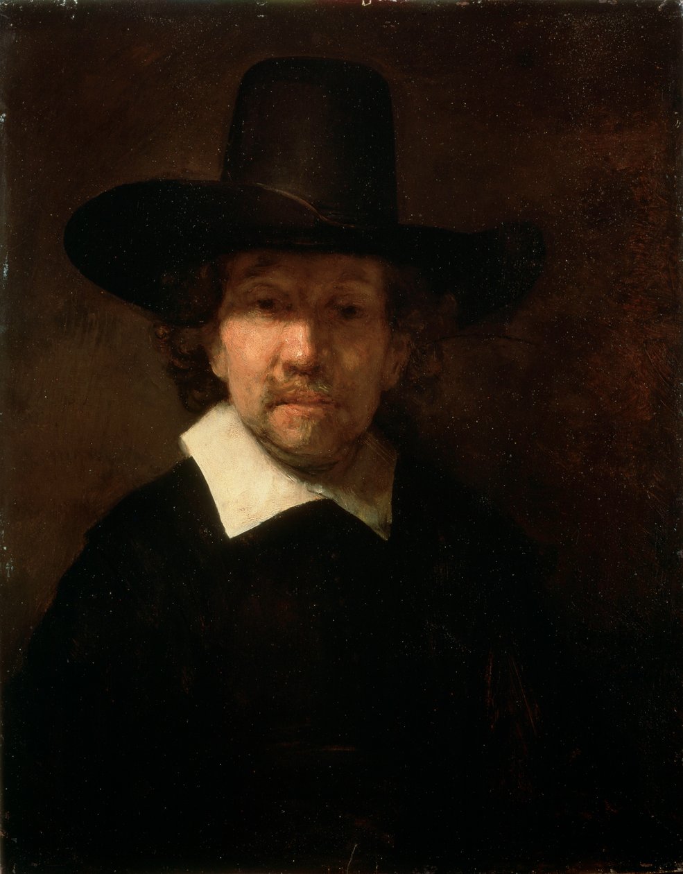 Porträtt av poeten Jeremias de Decker, 1666. av Rembrandt van Rijn