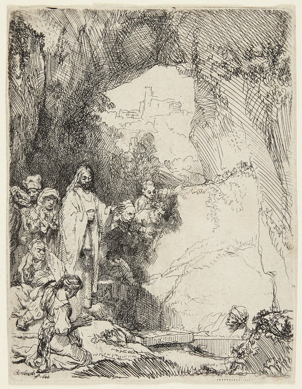 Uppväckandet av Lasarus av Rembrandt van Rijn
