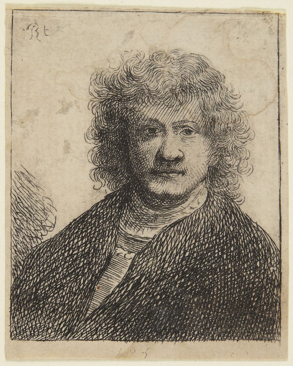 Rembrandt med bred näsa av Rembrandt van Rijn