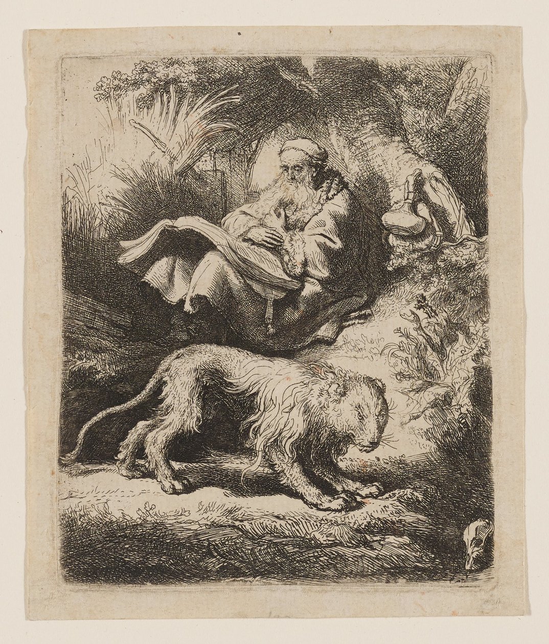 Den helige Hieronymus läser av Rembrandt van Rijn
