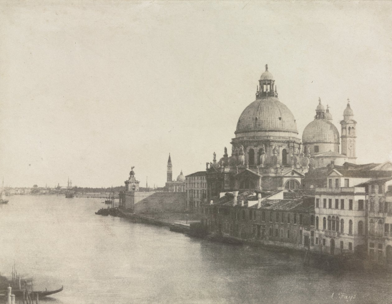Santa Maria della Salute, utsikt över Canal Grande, Venedig av Rembrandt van Rijn