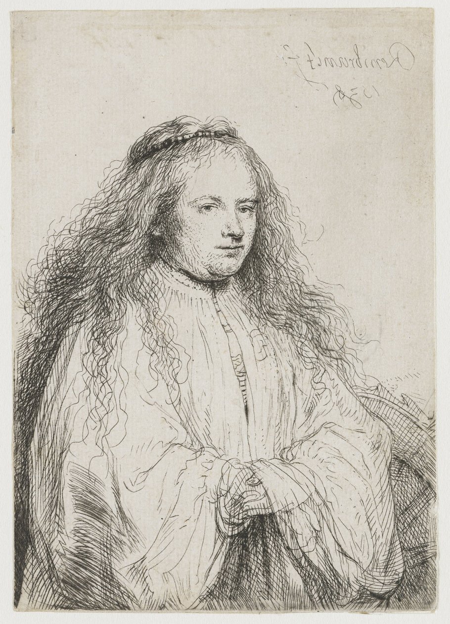 Saskia som den heliga Katarina av Alexandria St Catherine (