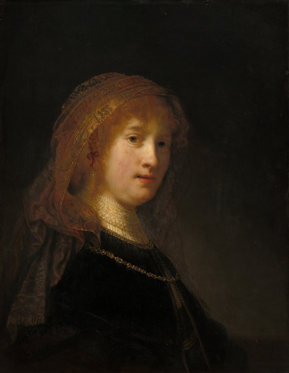 Saskia van Uylenburgh, Konstnärens fru av Rembrandt van Rijn