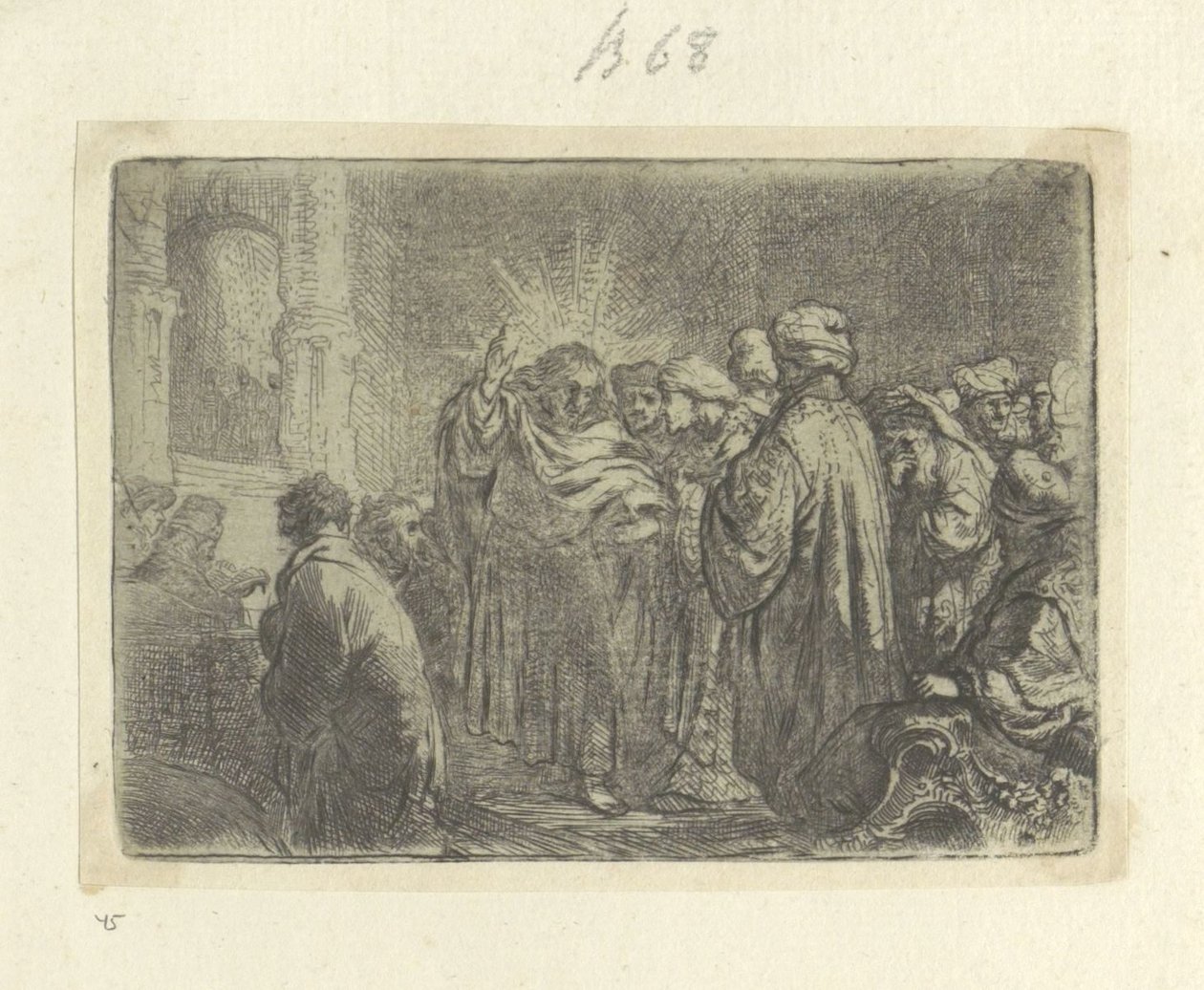 Schatpenning Samling av åttiofem originaltryck (serietitel) av Rembrandt van Rijn
