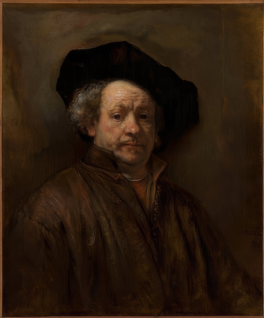 Självporträtt. 1660 av Rembrandt van Rijn