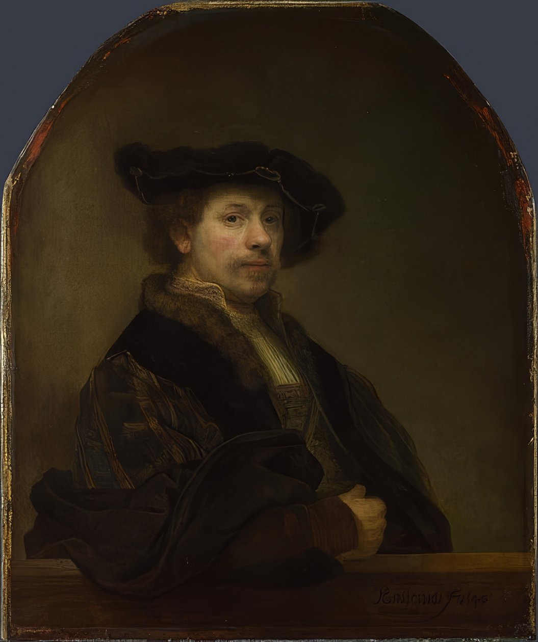 Självporträtt vid 34 års ålder. 1640 av Rembrandt van Rijn