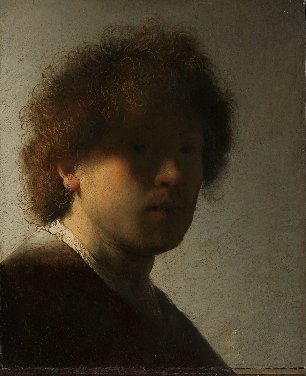 Självporträtt Självporträtt av Rembrandt van Rijn