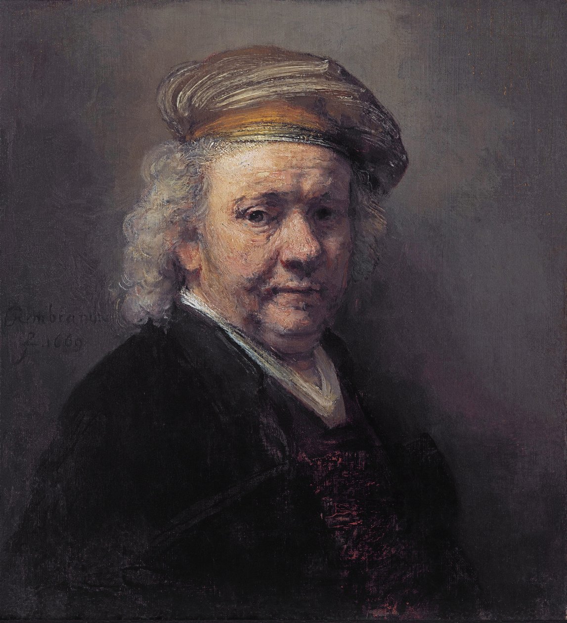 Självporträtt, 1669 av Rembrandt van Rijn