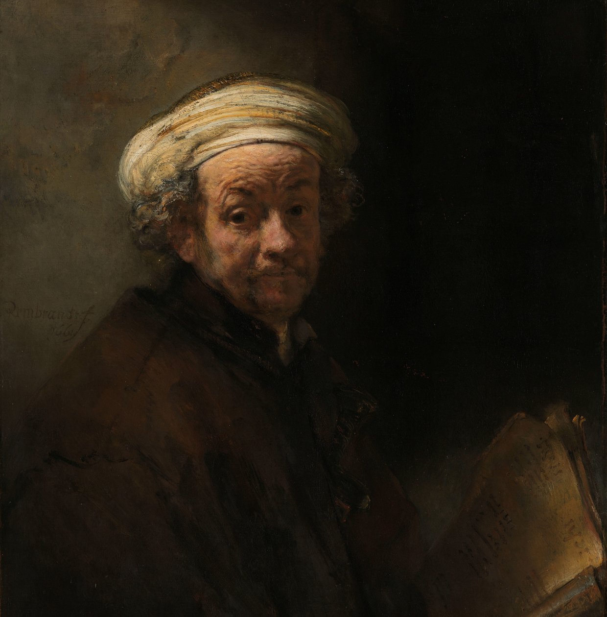 Självporträtt som aposteln Paulus Självporträtt som aposteln Paulus av Rembrandt van Rijn
