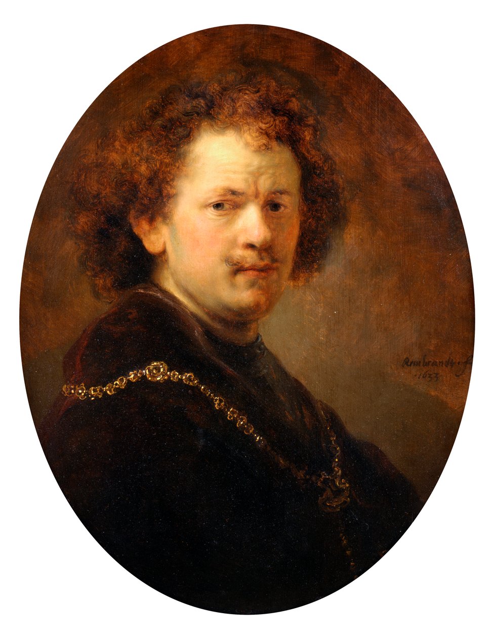 Självporträtt, 1633 av Rembrandt van Rijn