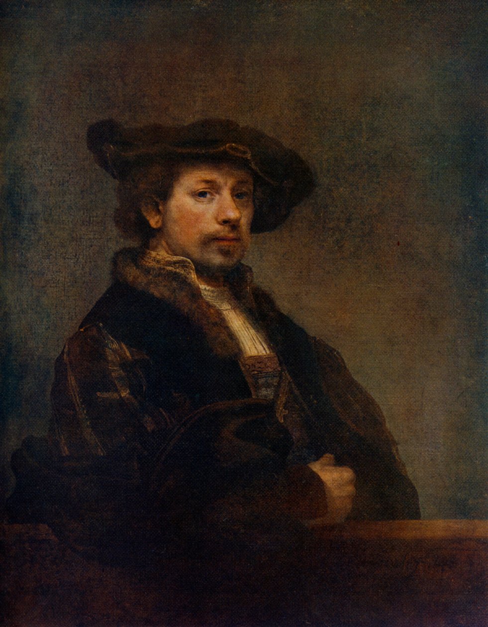 Självporträtt vid 34 års ålder, 1640, 1912. av Rembrandt van Rijn