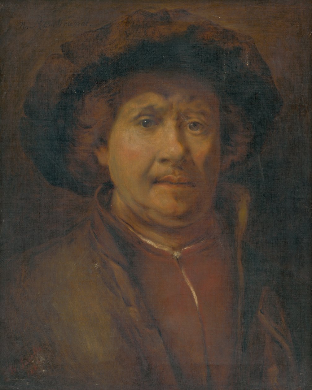 Självporträtt av Rembrandt van Rijn