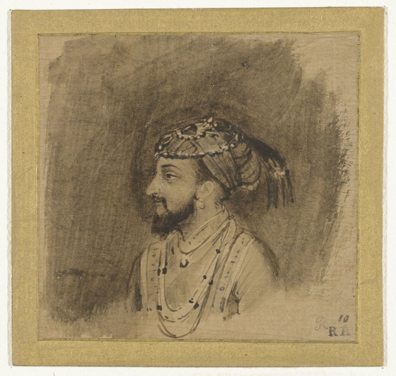 Kejsaren Shah Jahan av Rembrandt van Rijn