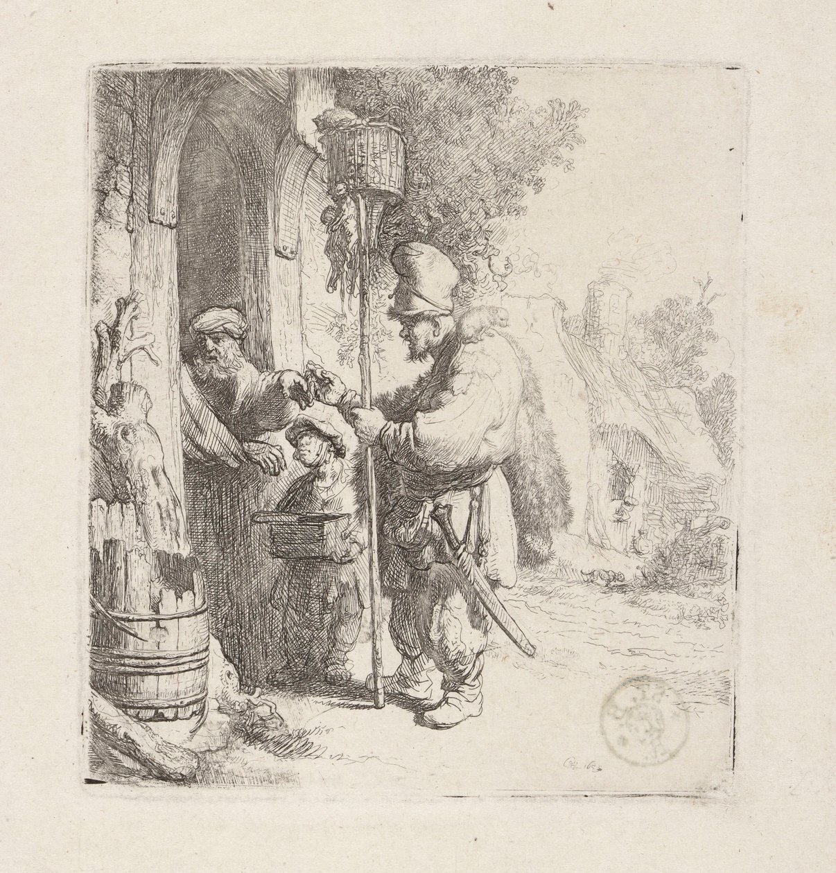 Försäljare av råttgift (Råttfångare) av Rembrandt van Rijn