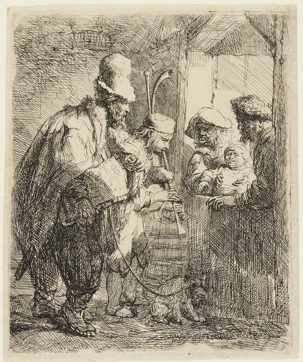 Gatumusikanter av Rembrandt van Rijn