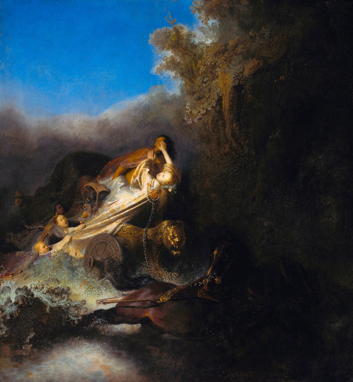 The Abduction of Proserpina, c.1631 (olja på duk) av Rembrandt van Rijn