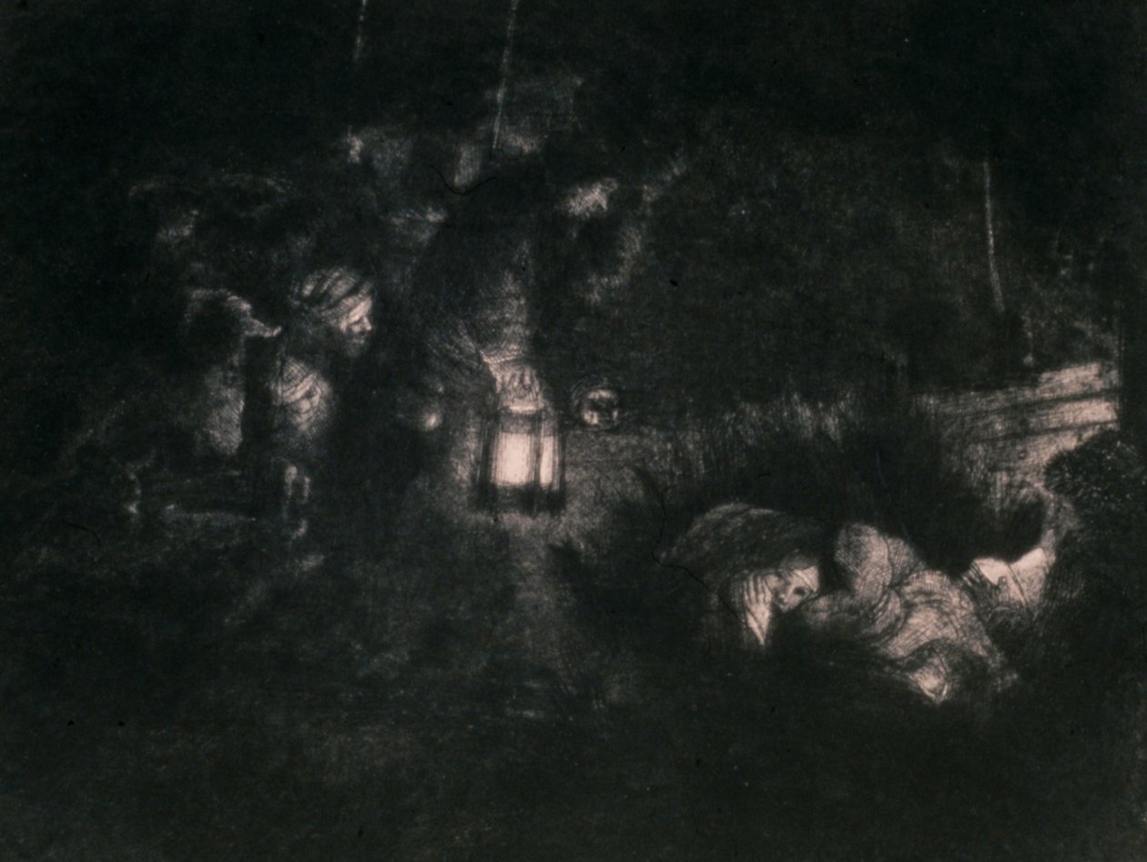 Herdarnas tillbedjan av Rembrandt van Rijn