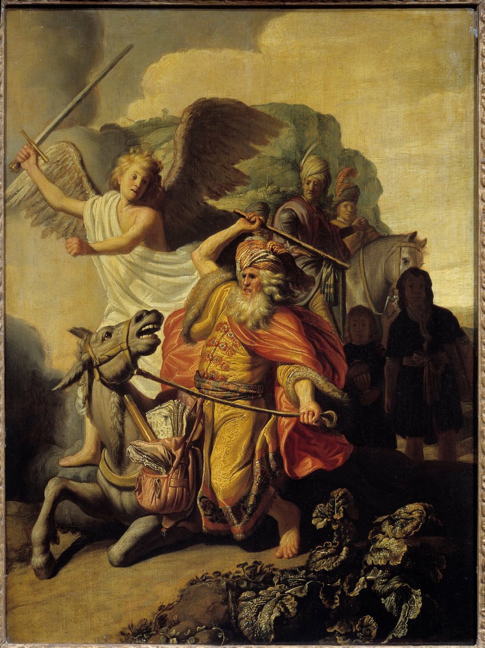 Profeten Bileams åsna, 1626 av Rembrandt van Rijn