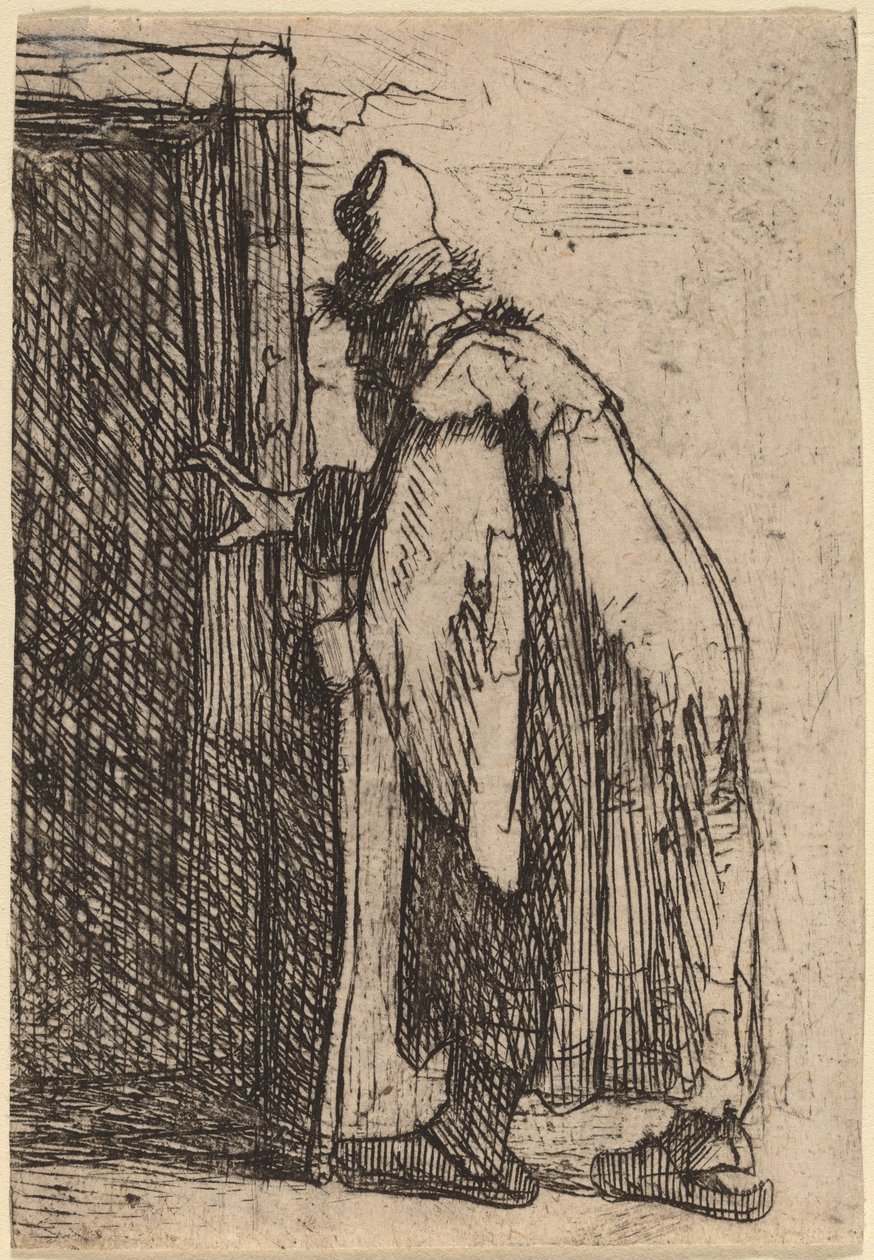 Tobits blindhet: en skiss av Rembrandt van Rijn