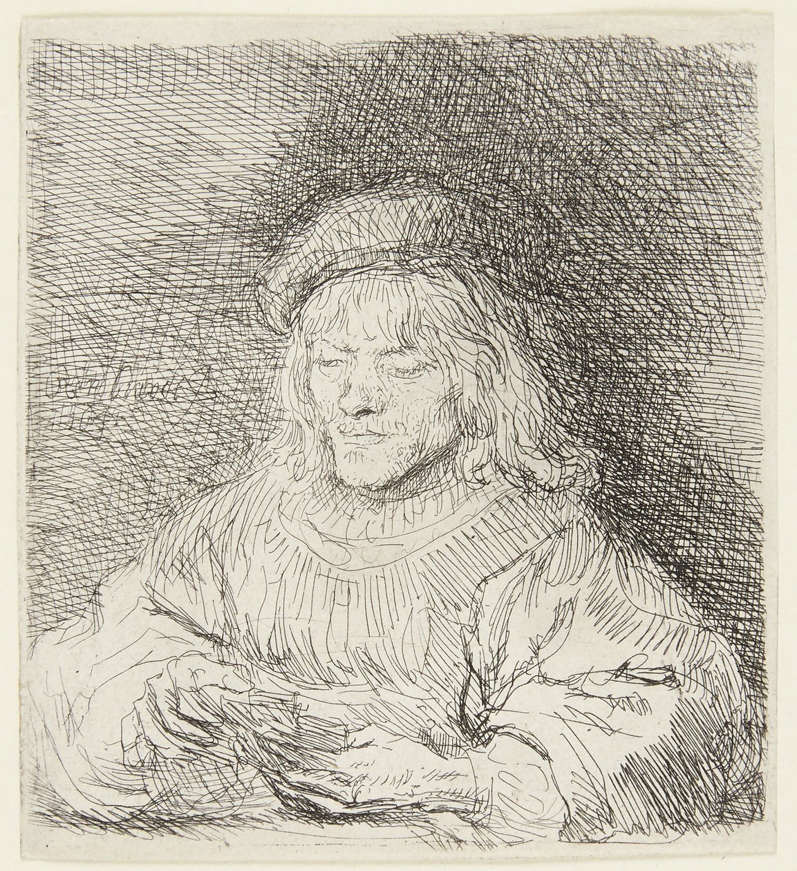 Kortspelaren av Rembrandt van Rijn
