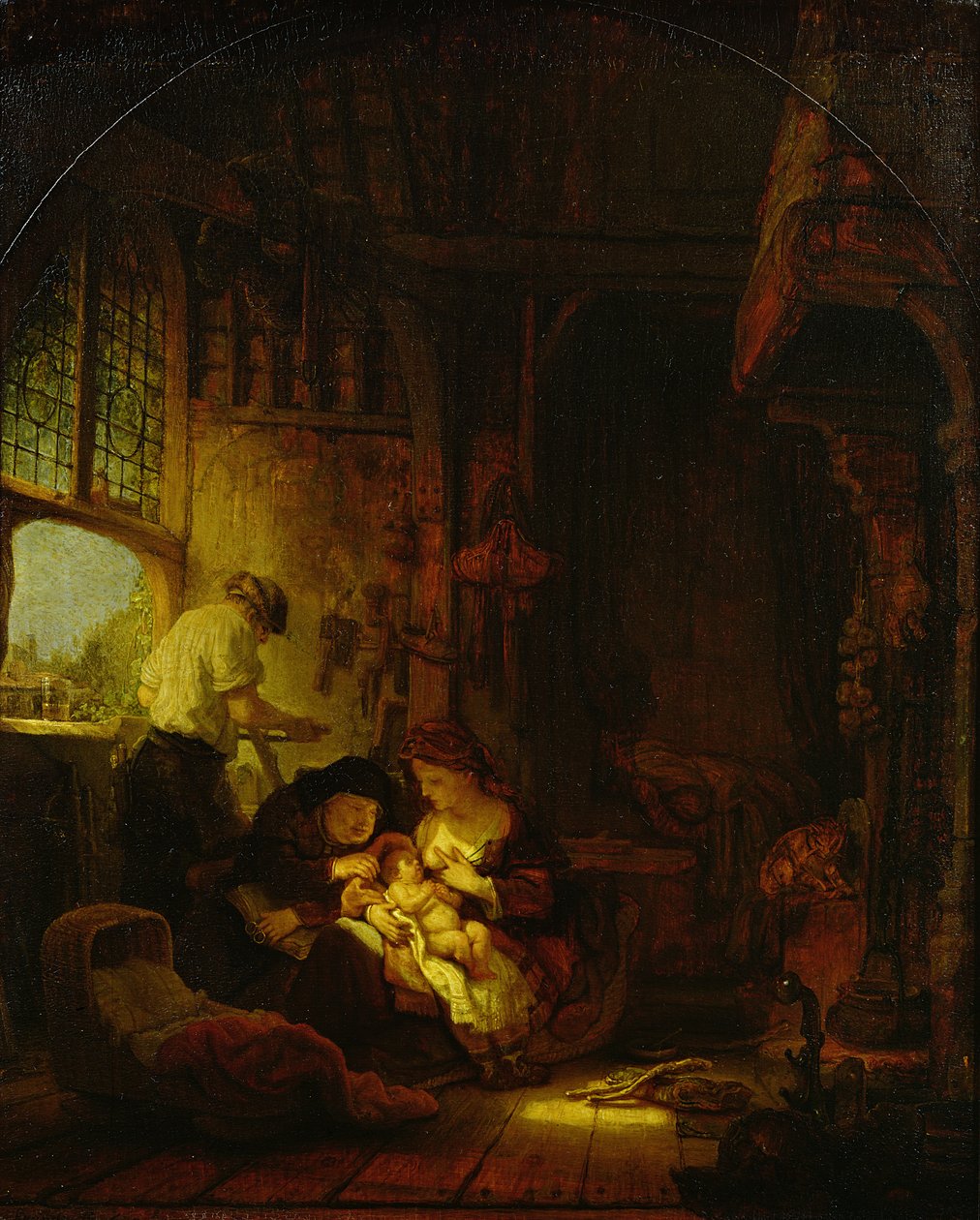 Snickarboden, 1640 av Rembrandt van Rijn