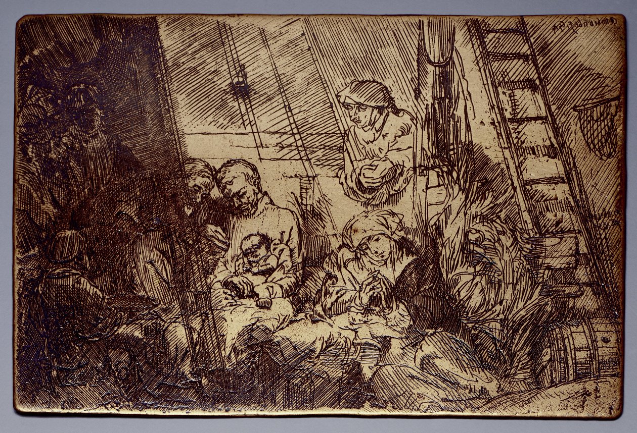 Omskärelsen i stallet Omskärelse i stallet av Rembrandt van Rijn