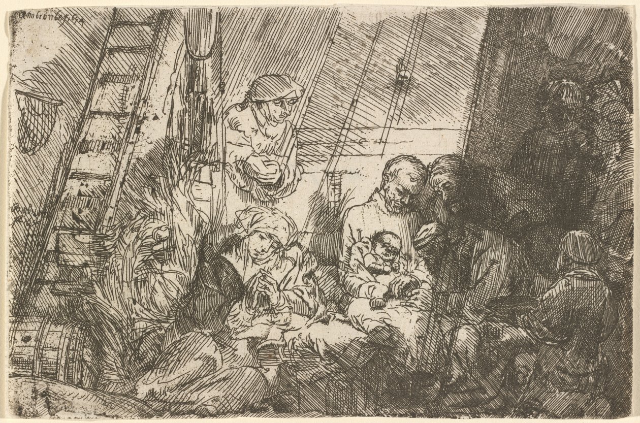 Omskärelsen i stallet av Rembrandt van Rijn