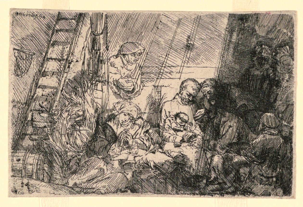 Omskärelsen i stallet av Rembrandt van Rijn