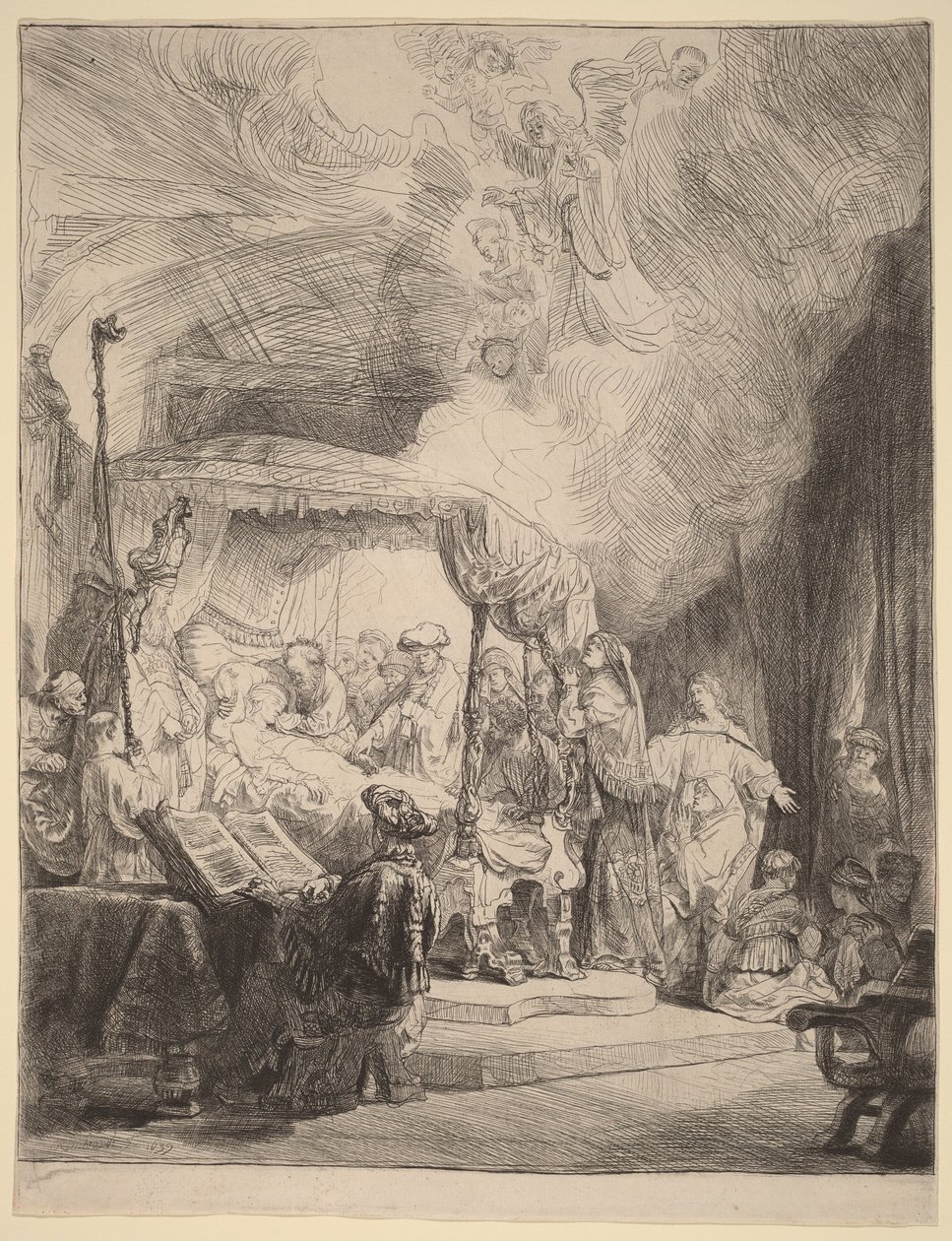 Jungfru Marias död av Rembrandt van Rijn