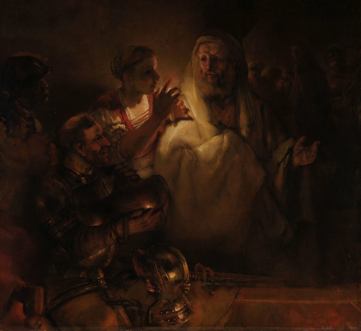 Förnekelsen av St Peter av Rembrandt van Rijn