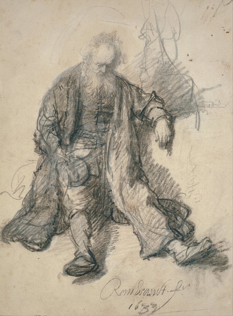 Drunken Lot av Rembrandt van Rijn