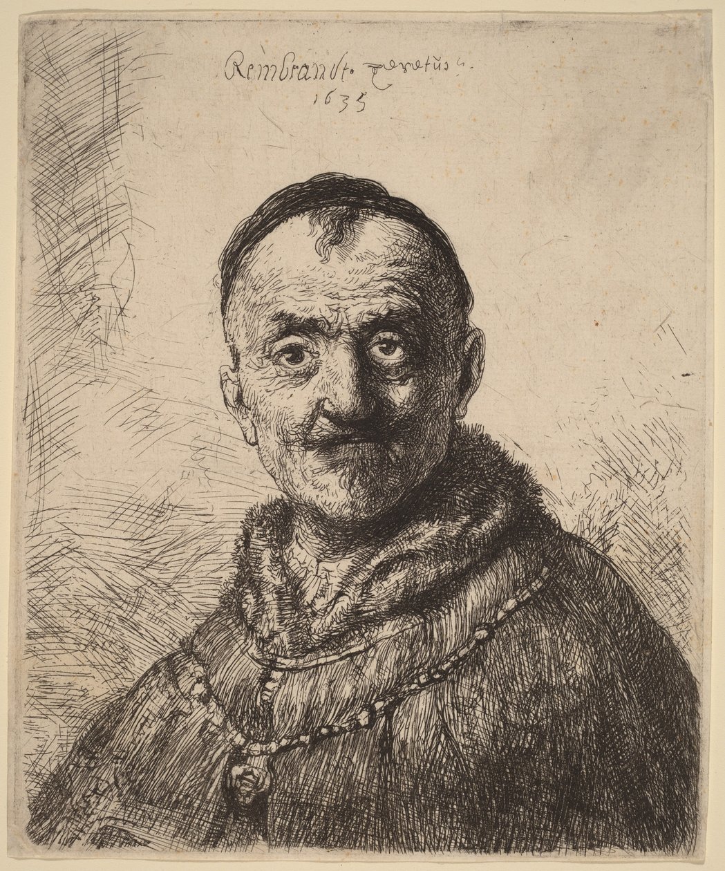Den första orientaliska ledaren av Rembrandt van Rijn