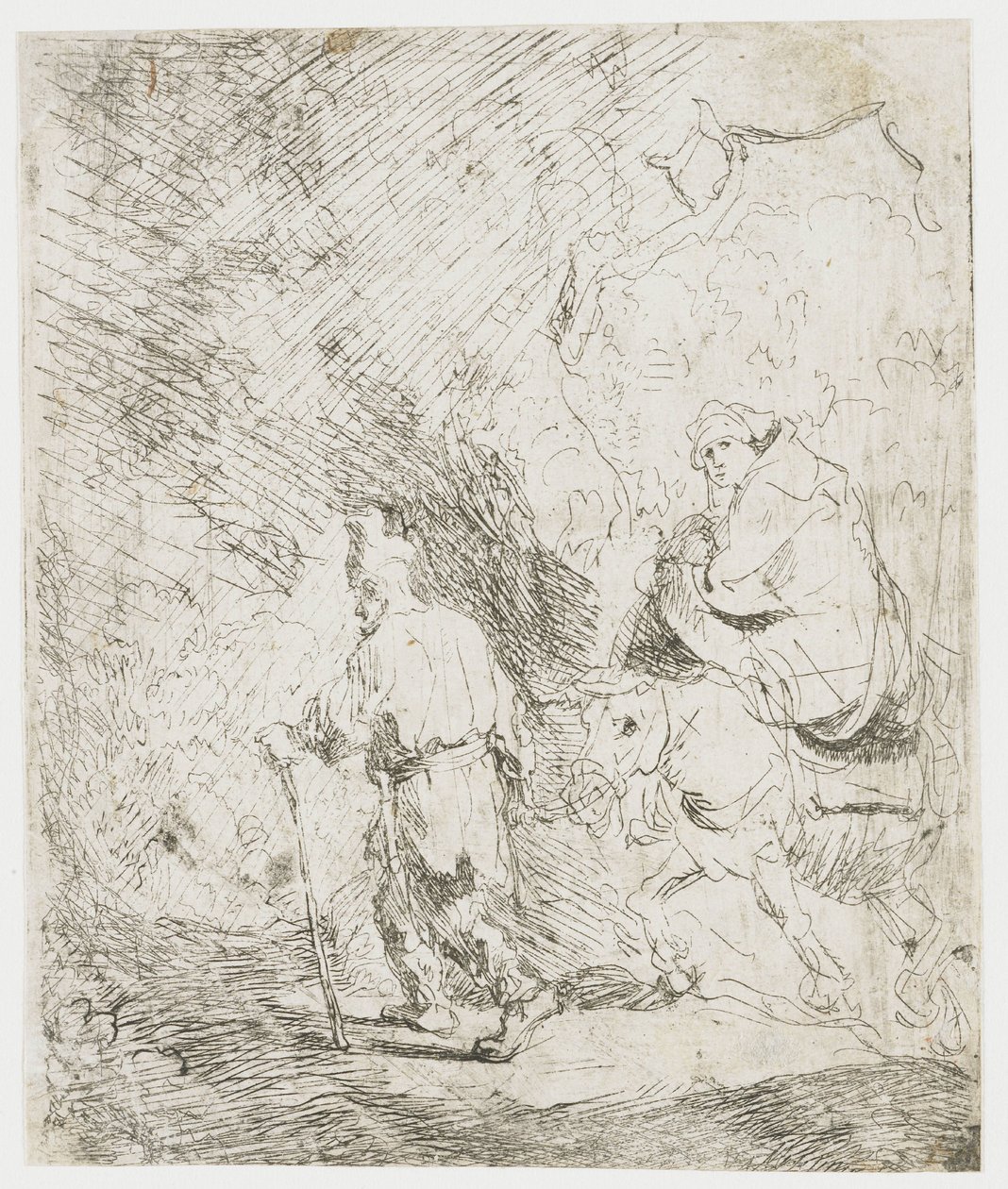 Flykten till Egypten av Rembrandt van Rijn