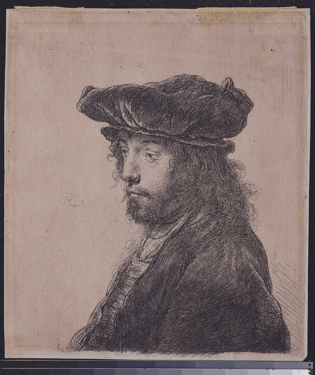 Det fjärde orientaliska huvudet, ca 1635 av Rembrandt van Rijn