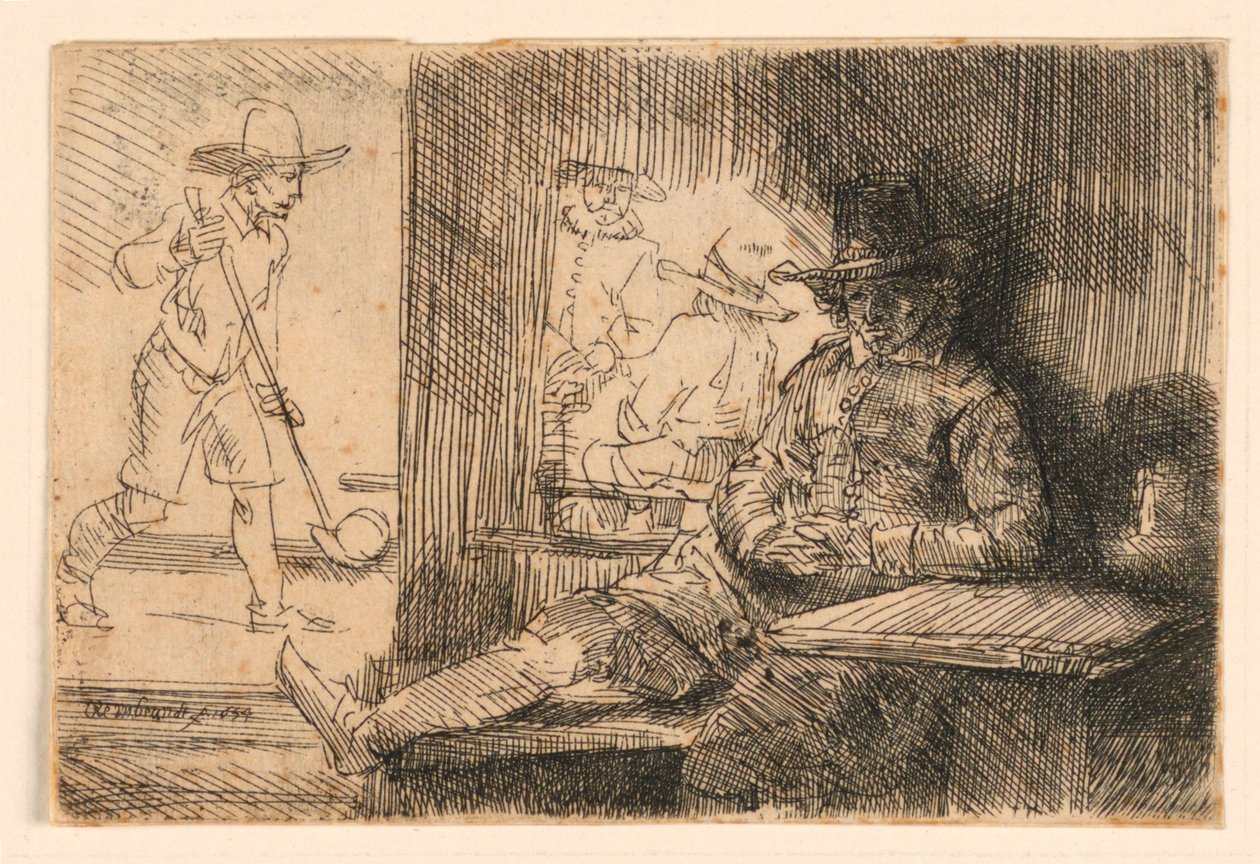 Golfspelaren av Rembrandt van Rijn