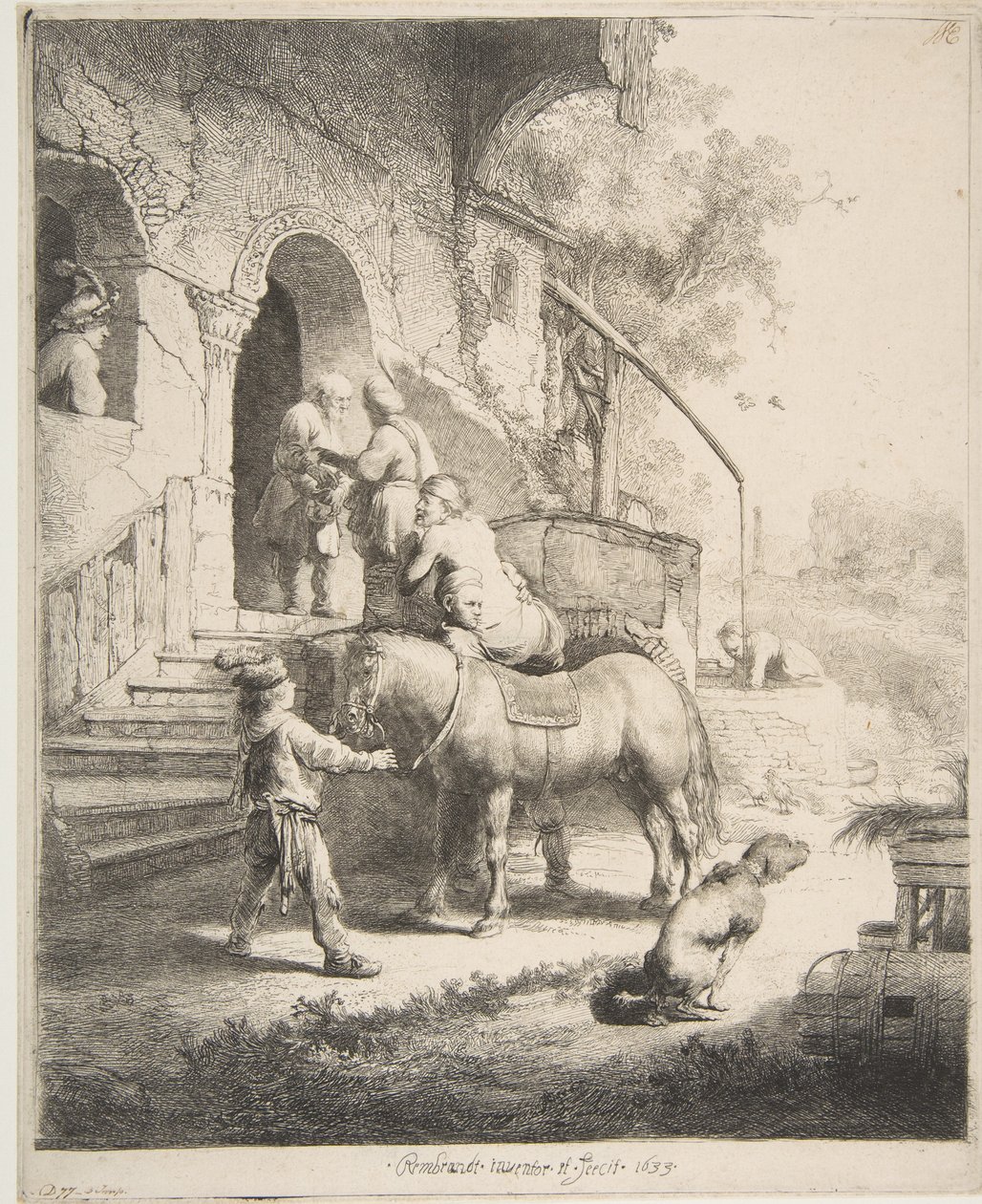 Den barmhärtige samariten, 1633. av Rembrandt van Rijn