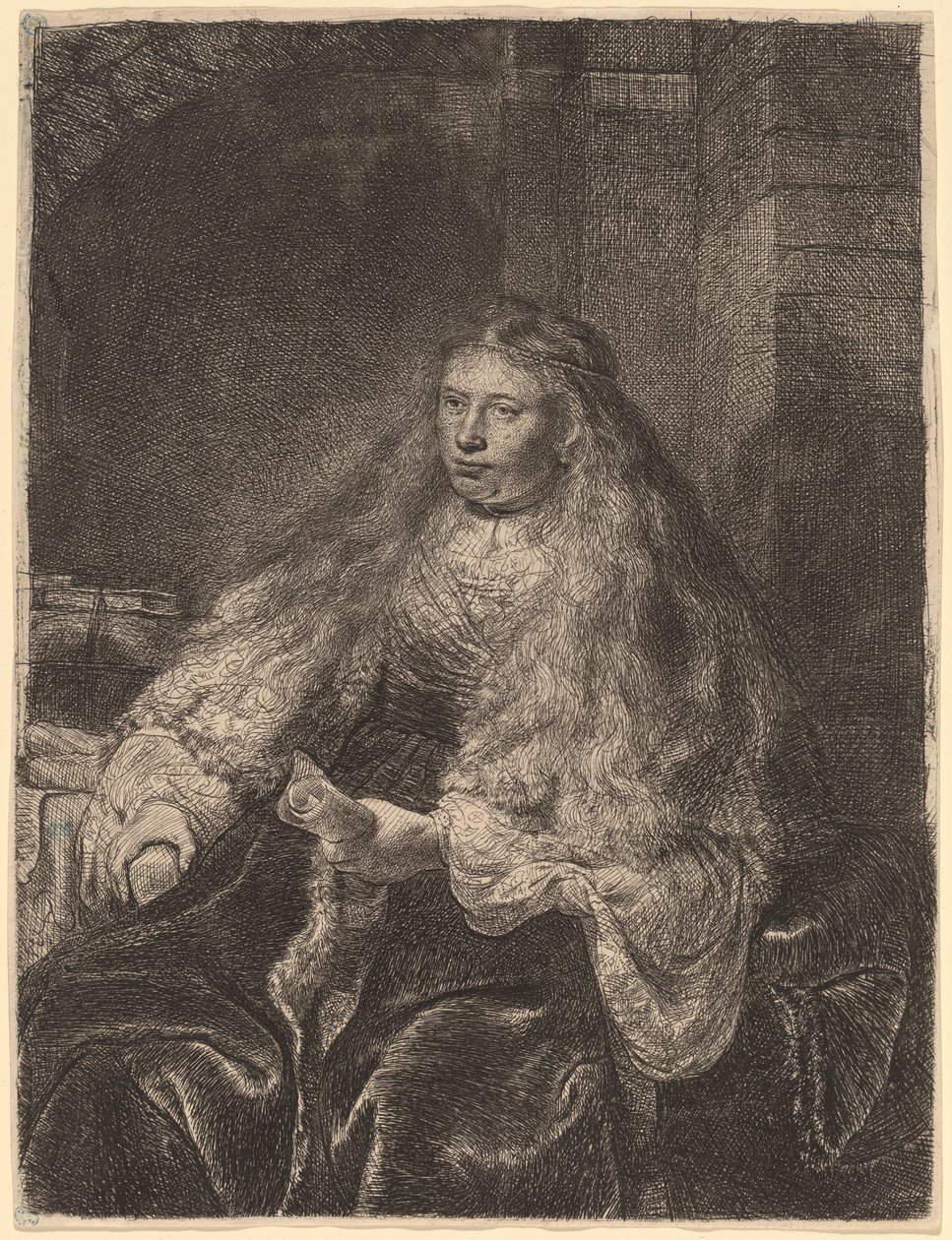Den stora judiska bruden av Rembrandt van Rijn