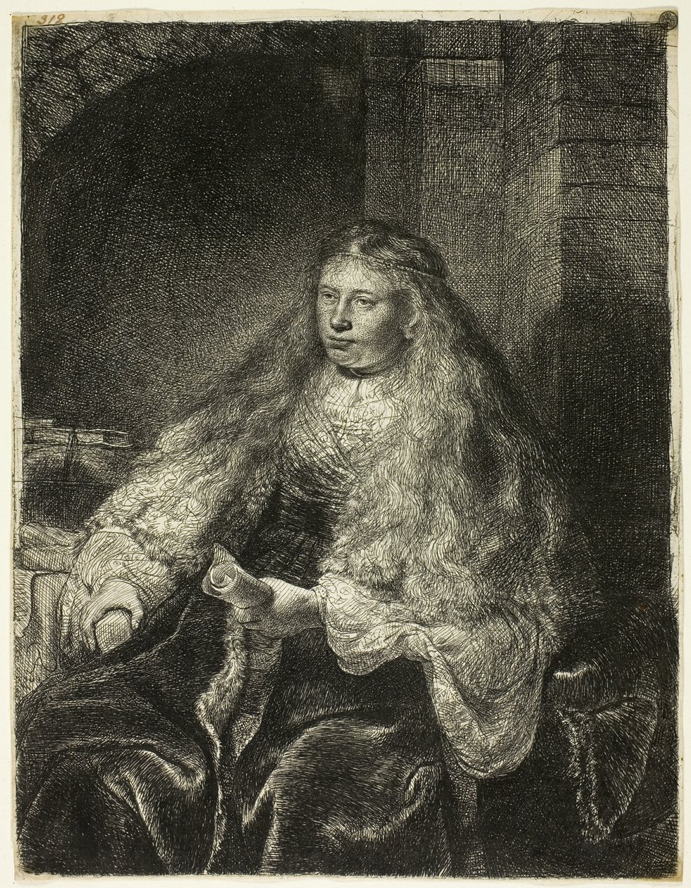 Den stora judiska bruden av Rembrandt van Rijn