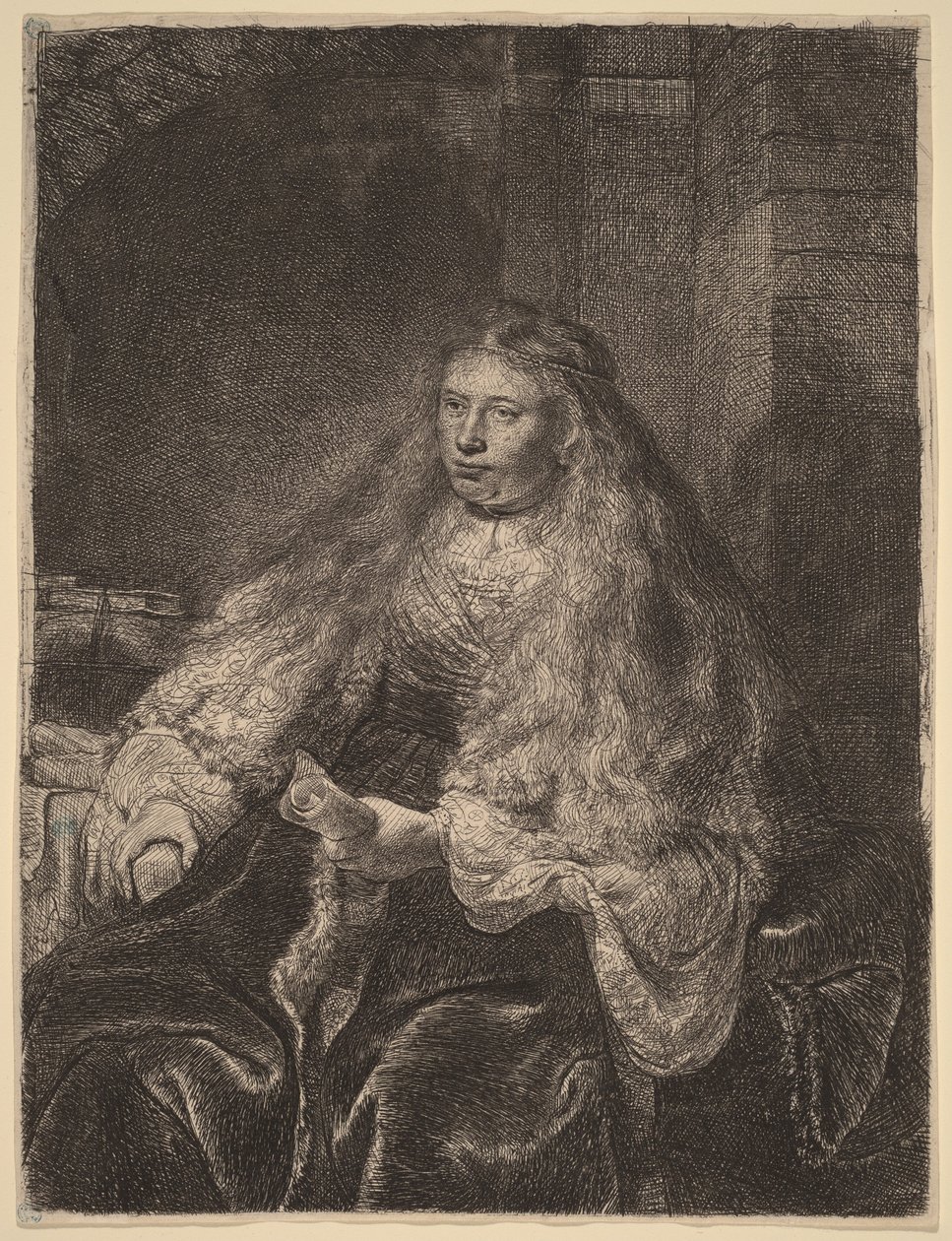 Den stora judiska bruden av Rembrandt van Rijn