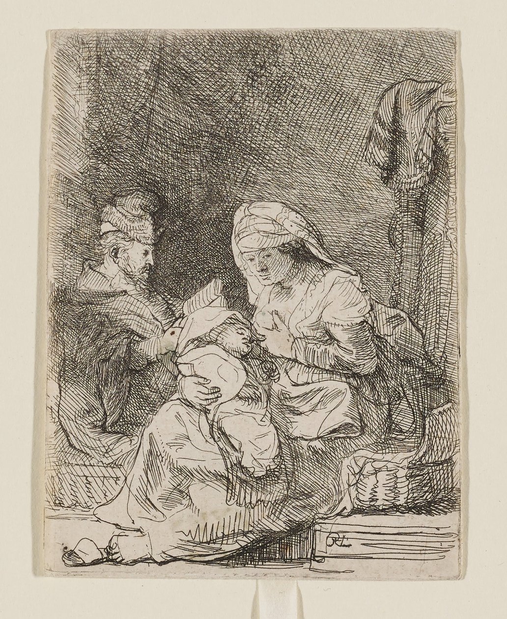 Den heliga familjen av Rembrandt van Rijn