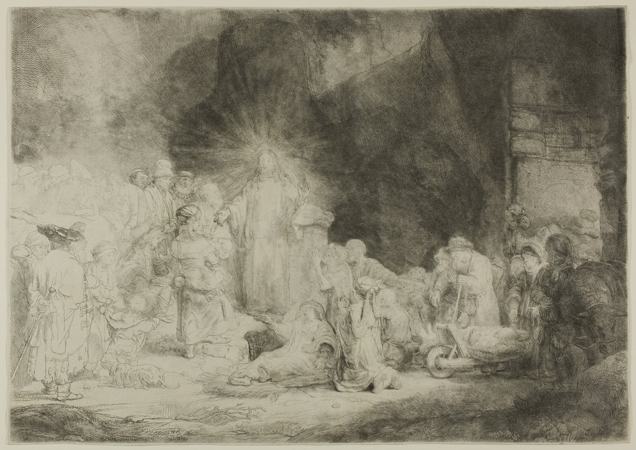 De hundra gulden trycket av Rembrandt van Rijn